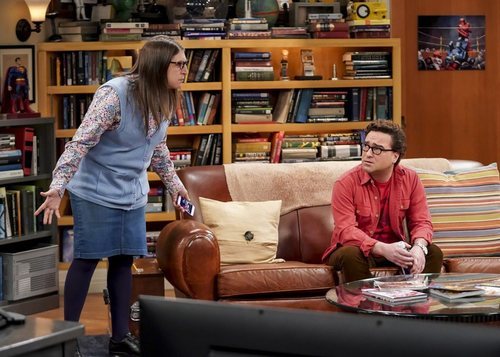Leonard y Amy dialogan en la temporada 12 de 'The Big Bang Theory'