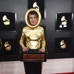 Andrea Echeverri, en la alfombra roja de los Premios Grammy 2019