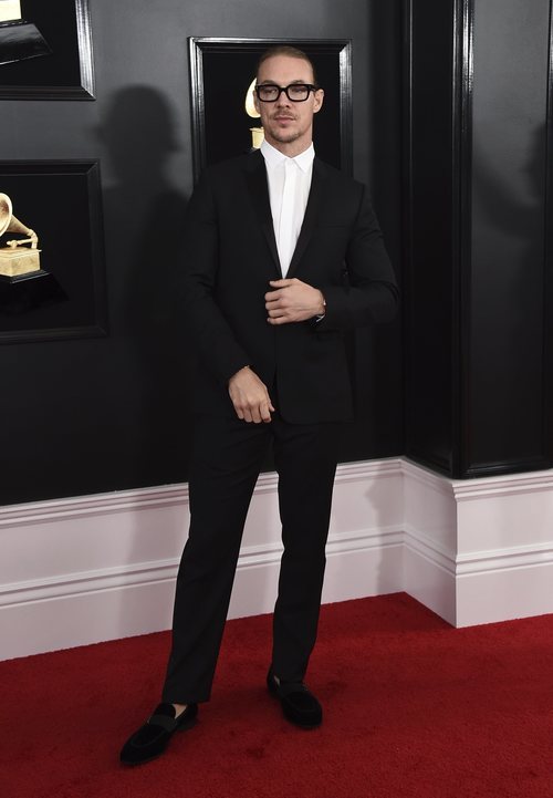 Diplo, en la alfombra roja de los Premios Grammy 2019