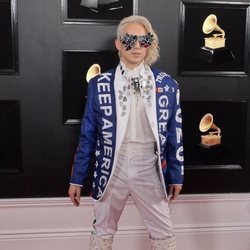 Ricky Rebel, en la alfombra roja de los Premios Grammy 2019