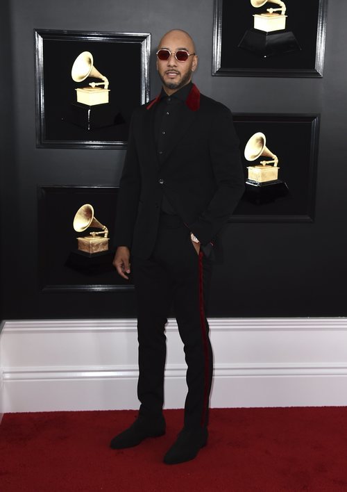 Swizz Beatz, en la alfombra roja de los Premios Grammy 2019