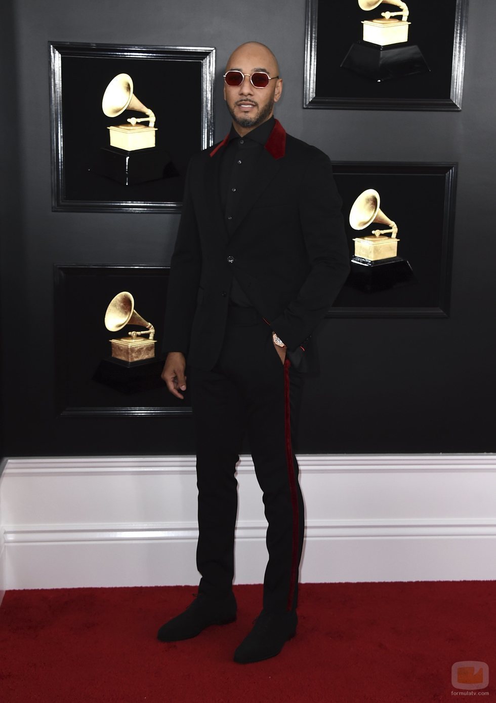 Swizz Beatz, en la alfombra roja de los Premios Grammy 2019