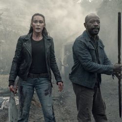Morgan y Alicia codo con codo en la quinta temporada de 'Fear The Walking Dead'