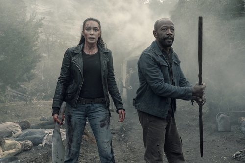 Morgan y Alicia codo con codo en la quinta temporada de 'Fear The Walking Dead'