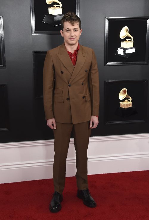 Charlie Puth, en la alfombra roja de los Premios Grammy 2019