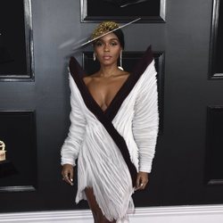 Janelle Monáe, en la alfombra roja de los Premios Grammy 2019