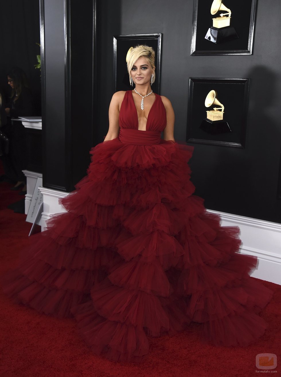 Bebe Rexha, en la alfombra roja de los Premios Grammy 2019