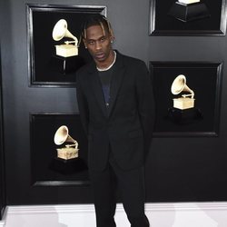 Travis Scott, en la alfombra roja de los Premios Grammy 2019