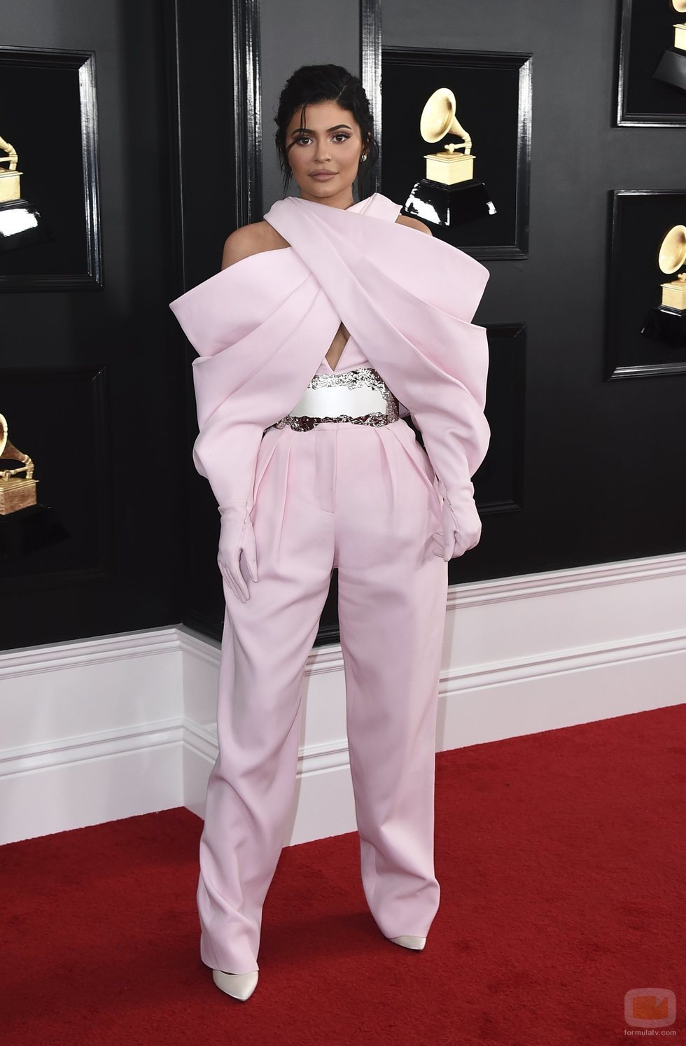 Kylie Jenner, en la alfombra roja de los Premios Grammy 2019