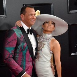 Jennifer Lopez y Alex Rodríguez, en la alfombra roja de los Premios Grammy 2019