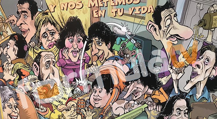 Imagen exclusiva de la revista de 'Aquí no hay quien viva', que nunca salió a la luz