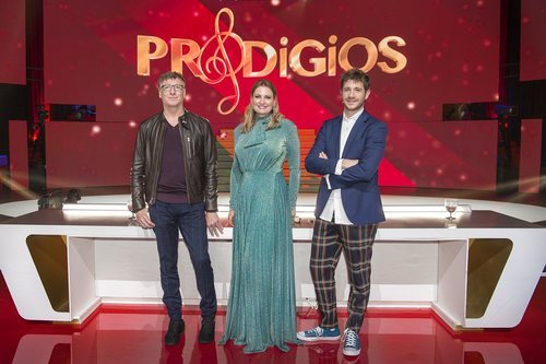 Nacho Duato, Ainhoa Arteta y Andrés Salado en 'Prodigios', el talent show de RTVE
