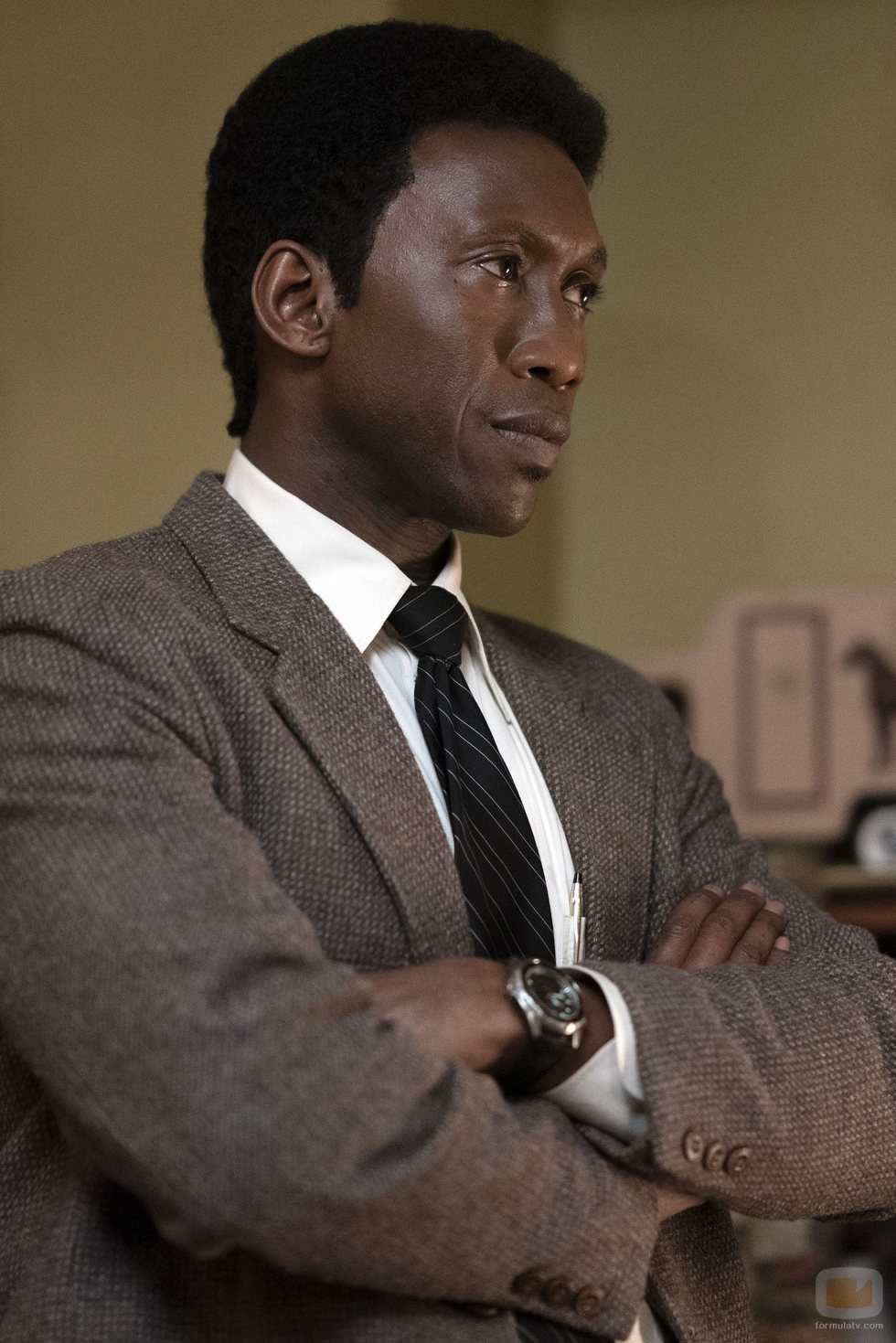 Mahershala Ali en el papel del detective Wayne Hays en la tercera temporada de 'True Detective'