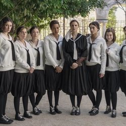 Melina Matthews y las alumnas de 'La otra mirada', en su segunda temporada