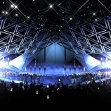 El techo del escenario de Eurovisión 2019 se pliega sobre el público