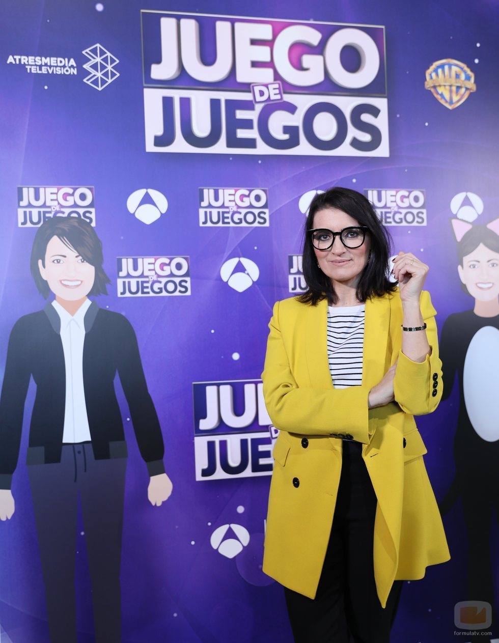 Silvia Abril posando en la presentación de 'Juego de juegos'