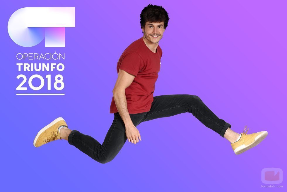 Miki Núñez saltando en una imagen promocional de 'OT 2018'