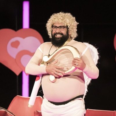 Juan Miguel disfrazado de Cupido en la Gala 7 de 'GH Dúo'