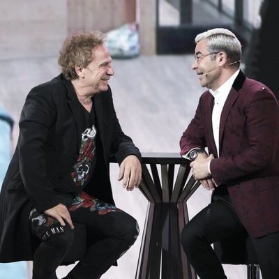 Fortu durante la entrevista en plató como expulsado de la Gala 7 de 'GH Dúo'