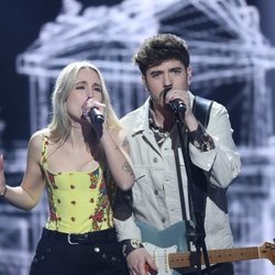 María Villar y Roi Méndez en la Gala 1 de 'La mejor canción jamás cantada'