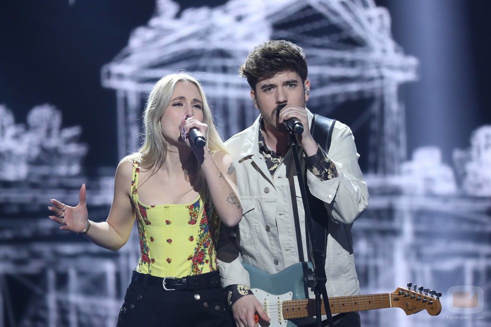 María Villar y Roi Méndez en la Gala 1 de 'La mejor canción jamás cantada'