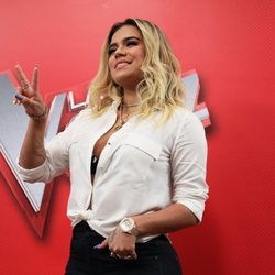 Karol G, asesora de Antonio Orozco en 'Los Asaltos' de 'La Voz'