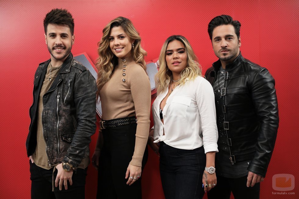 Miriam Rodríguez, David Bustamante, Karol G y Antonio José son los asesores de 'La Voz'