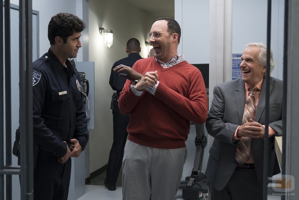 Tony Hale y Henry Winkler en la quinta temporada de 'Arrested Development'