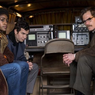 Michael Shannon, Simona Brown y Michael Moshonov en 'La chica del tambor'