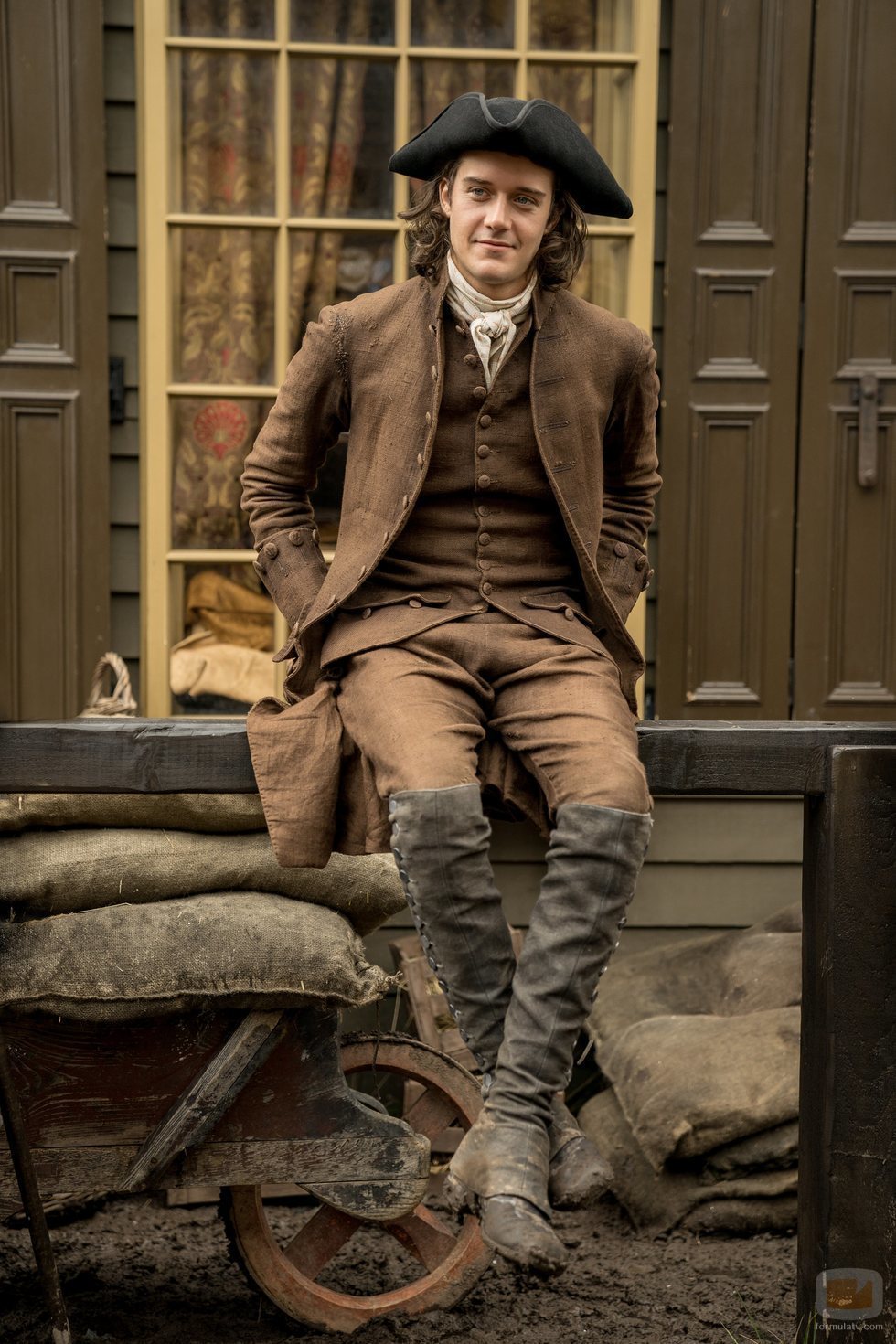 César Domboy en la cuarta temporada de 'Outlander'