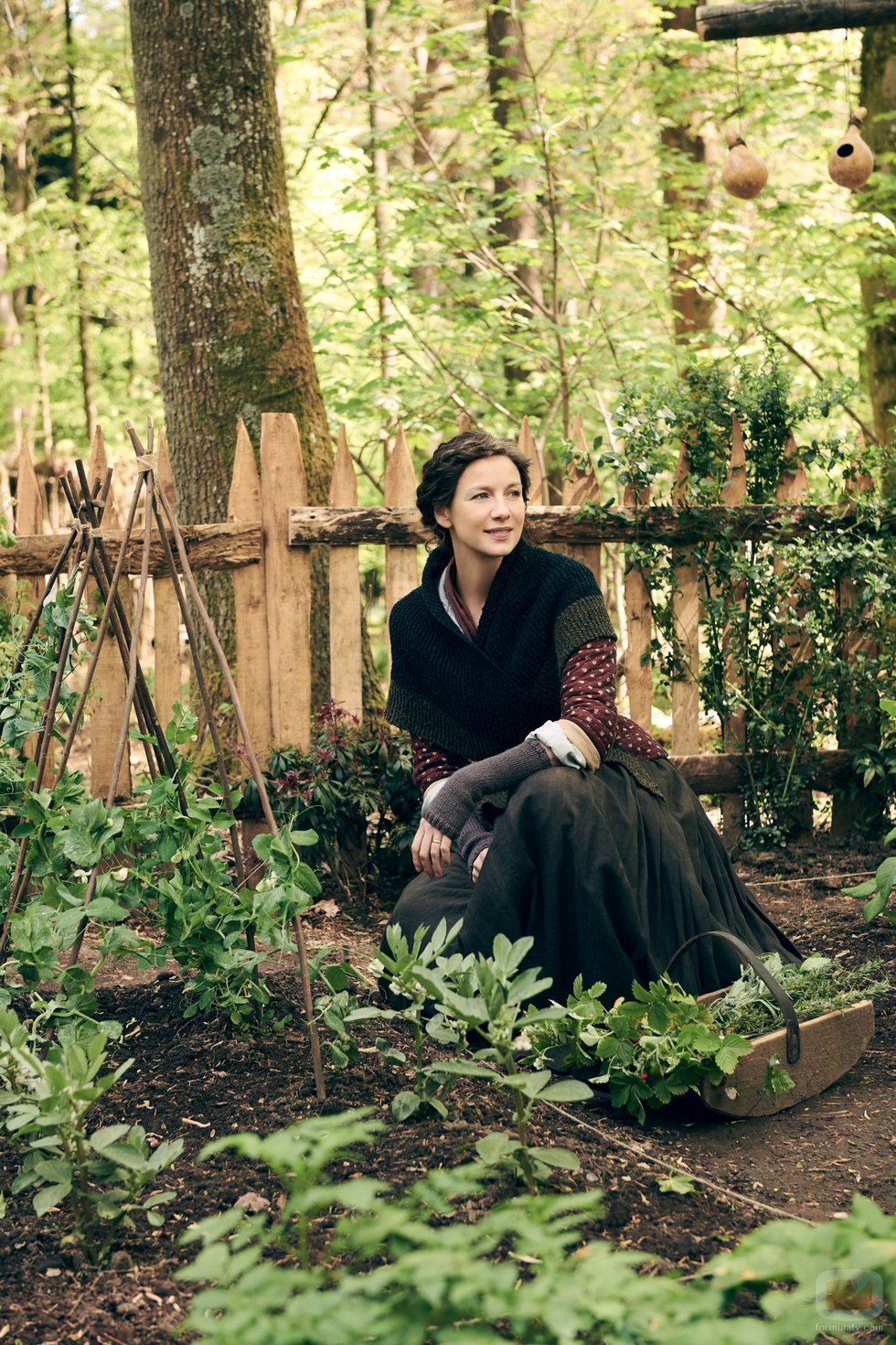 Caitriona Balfe en la cuarta temporada de 'Outlander'