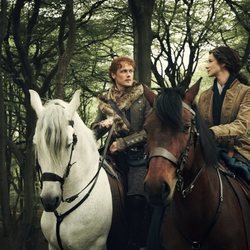Jamie Fraser y Claire Fraser en la cuarta temporada de 'Outlander'