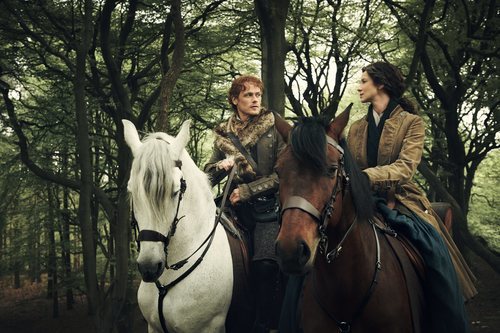 Jamie Fraser y Claire Fraser en la cuarta temporada de 'Outlander'