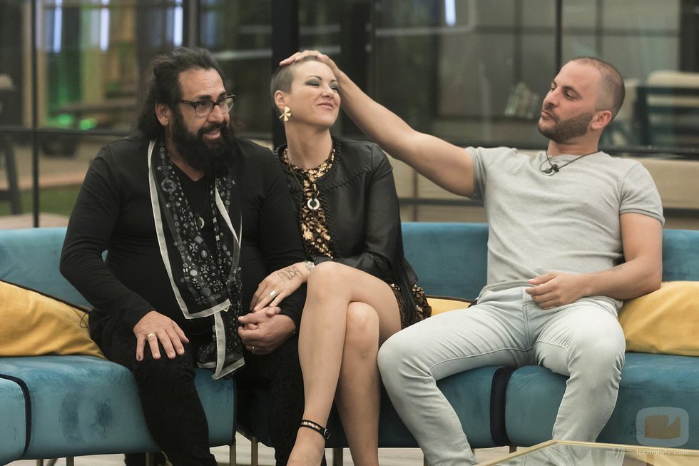 Juan Miguel, María Jesús y Antonio en la Gala 8 de 'GH Dúo'