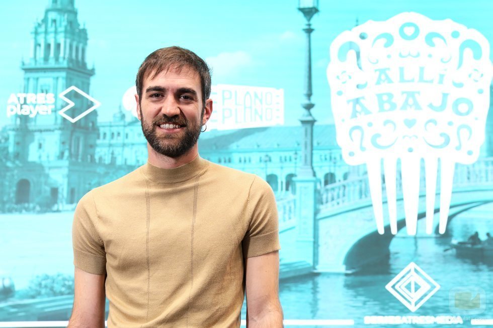 Jon Plazaola posa en la presentación de la quinta temporada de 'Allí Abajo'