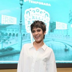 María León posa en la presentación de la quinta temporada de 'Allí abajo'