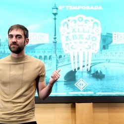 Jon Plazaola en la presentación de la quinta temporada de 'Allí Abajo'