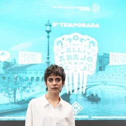 María León en la presentación de la quinta temporada de 'Allí abajo'