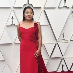 Nancy García en la alfombra roja de los Oscar 2019