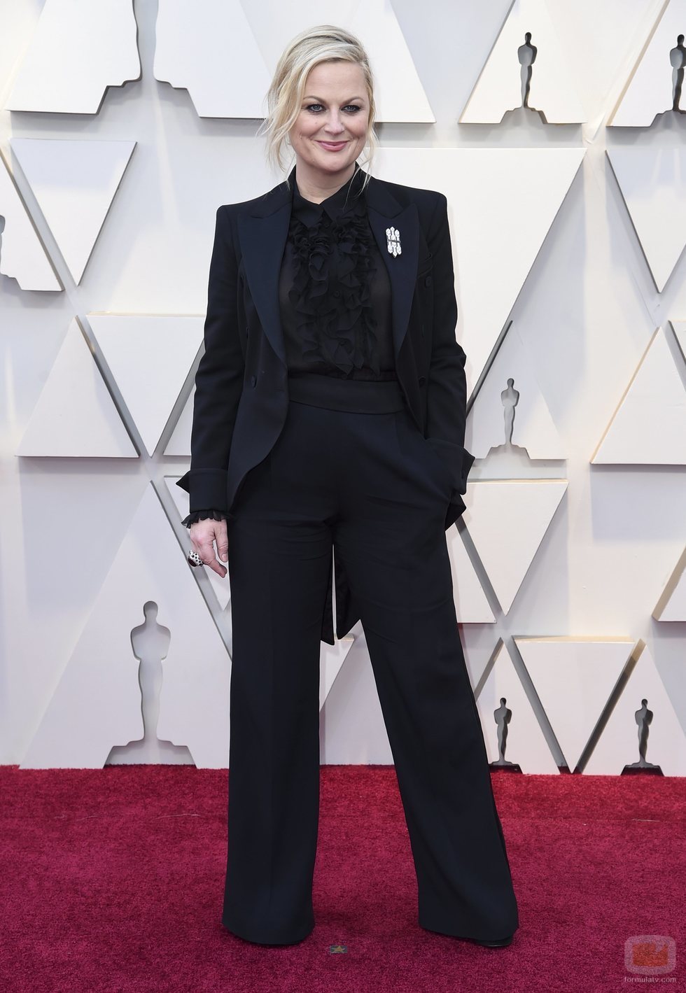 Amy Poehler en la alfombra roja de los Oscar 2019