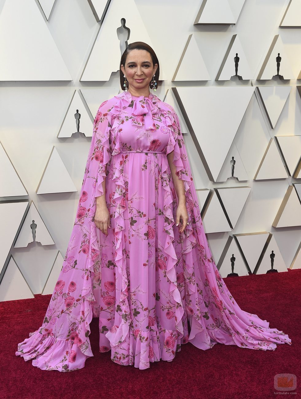 Maya Rudolph en la alfombra roja de los Oscar 2019