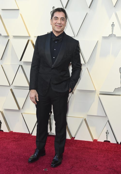 Javier Bardem en la alfombra roja de los Oscar 2019
