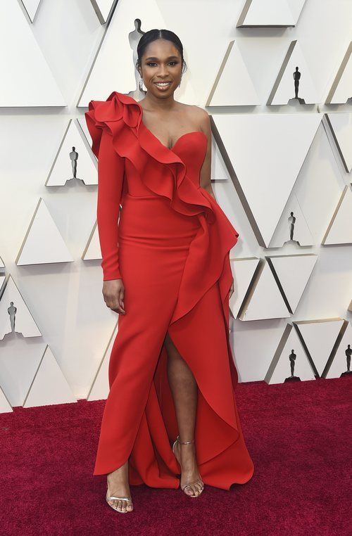 Jennifer Hudson en la alfombra roja de los Oscar 2019