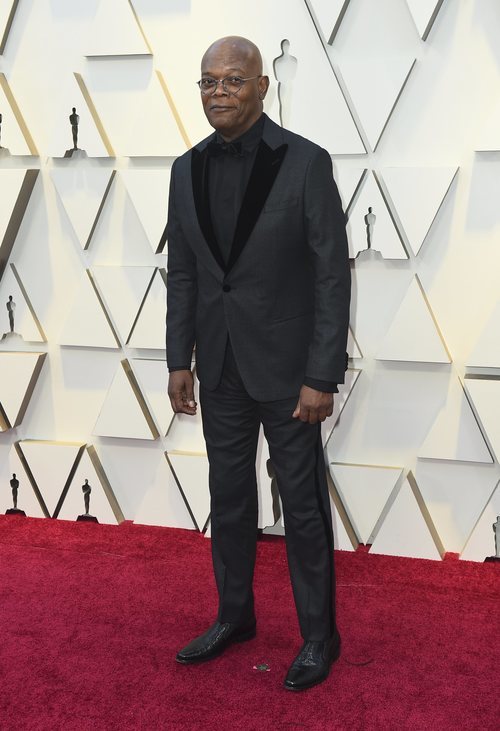 Samuel L. Jackson en la alfombra roja de los Oscar 2019