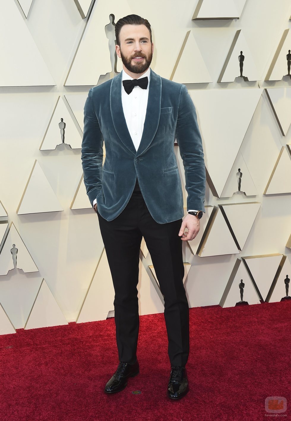 Chris Evans en la alfombra roja de los Oscar 2019