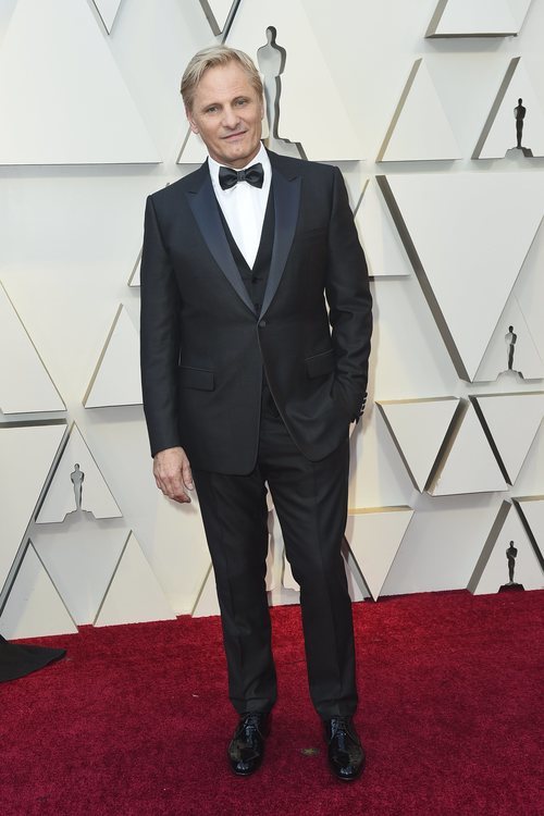 Viggo Mortensen en la alfombra roja de los Oscar 2019