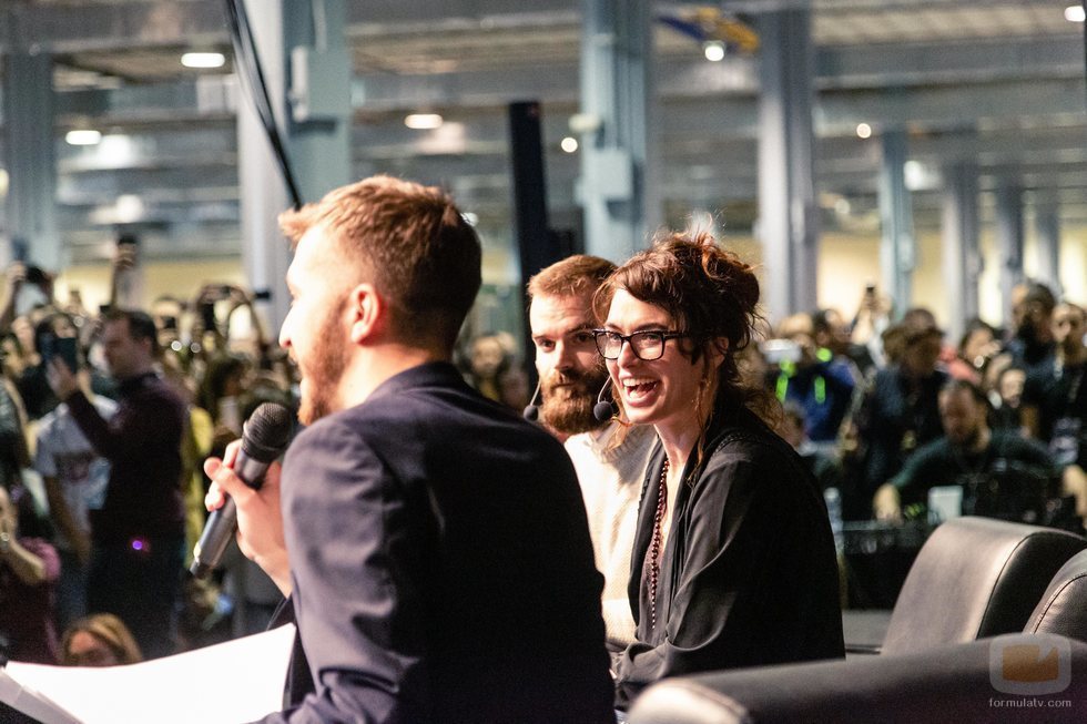 Lena Headey, en una de las charlas de la Heroes Comic Con de Valencia