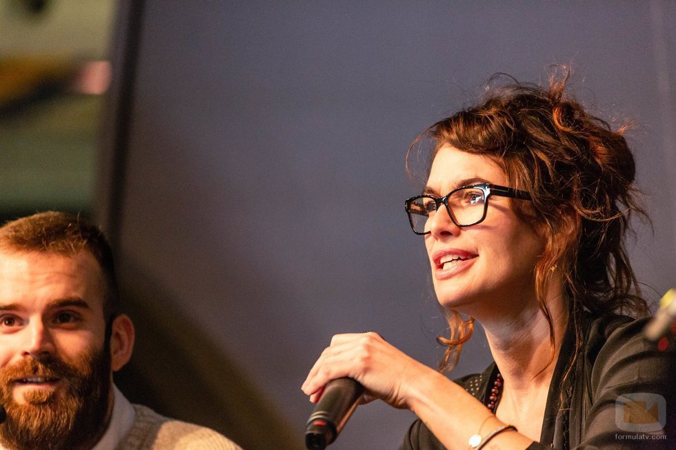 Lena Headey durante su visita a la Heroes Comic Con de Valencia