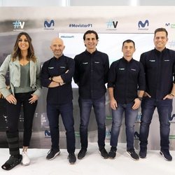 El equipo de Fórmula 1 en la presentación de la temporada 2019 en Movistar+