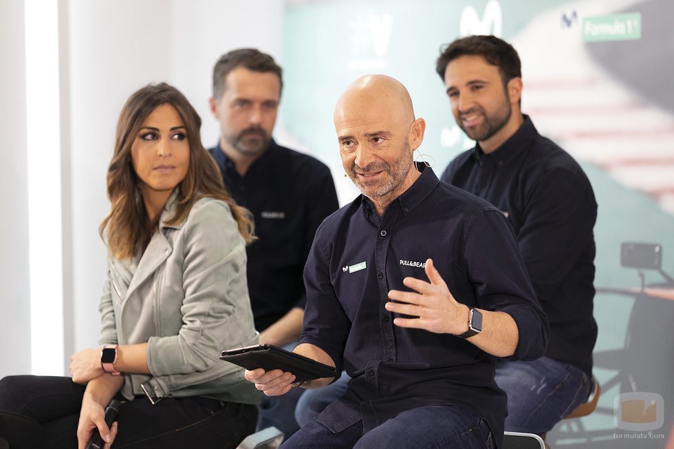 Noemí de Miguel y Antonio Lobato durante la presentación de la temporada 2019 de Fórmula 1